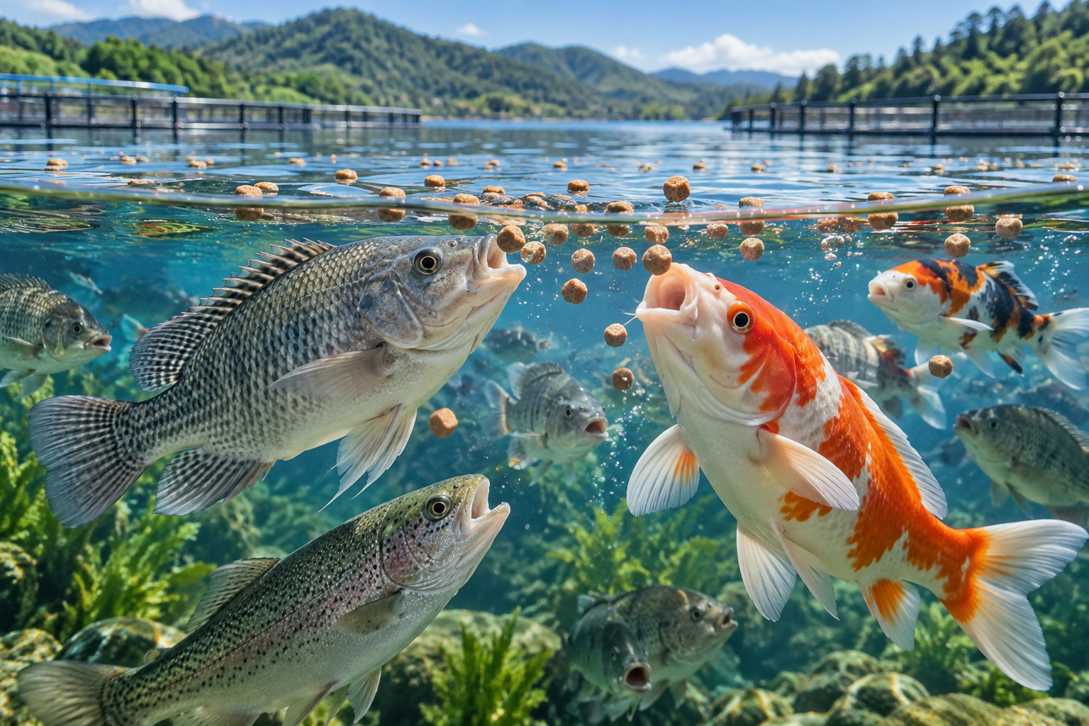 Ração para peixes